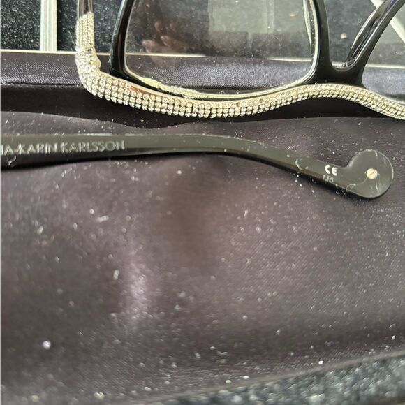 Anna Karin karlsson glasses crystal frames kiki on the string accessory eyewear main image 8